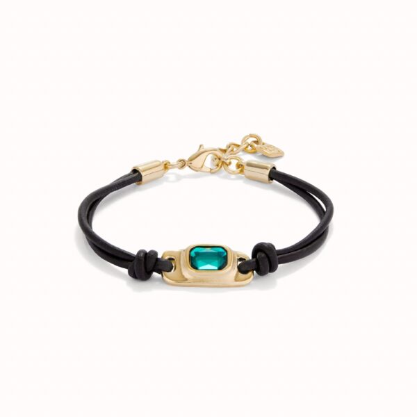 Pulseira de Couro Uno de 50 Mulher