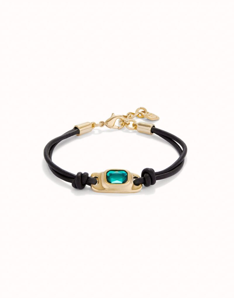 Pulseira de Couro Uno de 50 Mulher