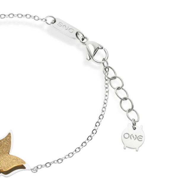 Pulseira One Senhora Butterfly Duo Bicolor