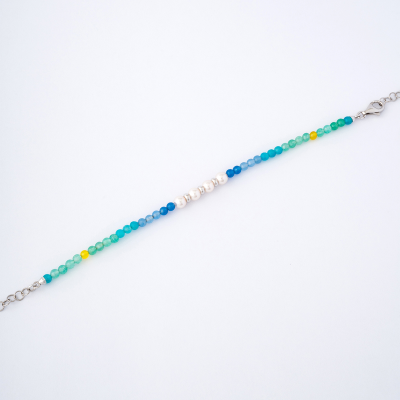 PULSEIRA, MAJORICA, COLOR POP, 6 MM, PRATA 925, 2,59GR