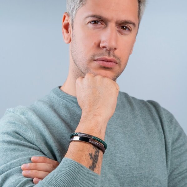 Pulseira One Homem Maven Castanha