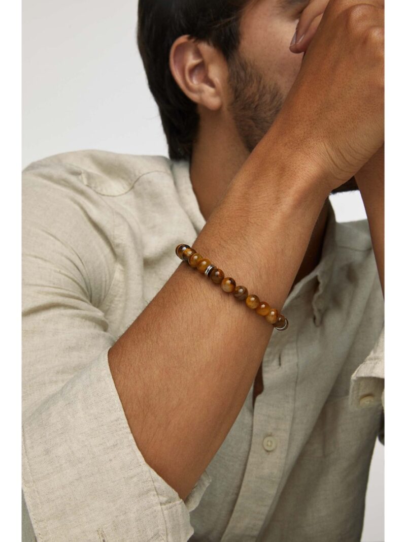 Pulseira One Homem Woods Olho de Tigre - Image 2