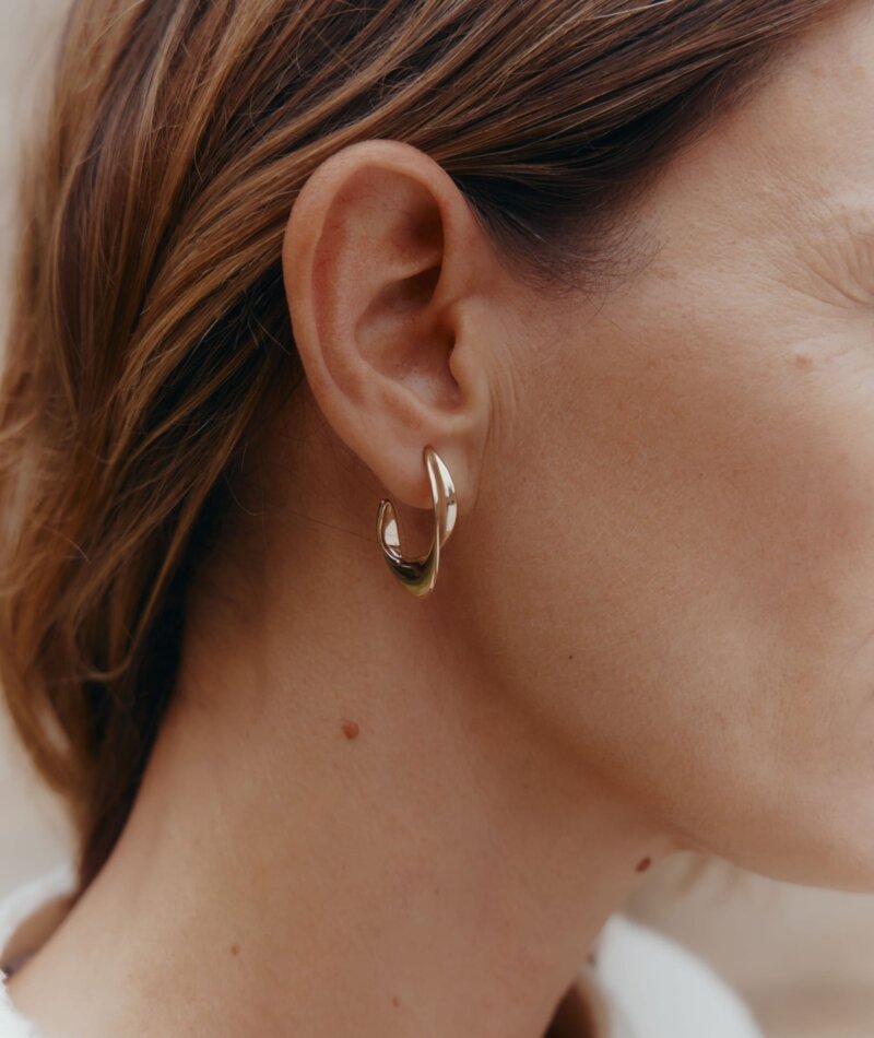 Brincos Vidal&Vidal c/ Banho Ouro 18k