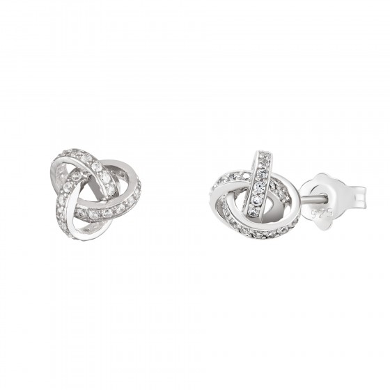 Brincos Unike Classy Shiny Knot