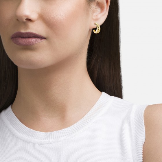 Argolas Unike Bold Daily Doble Gold