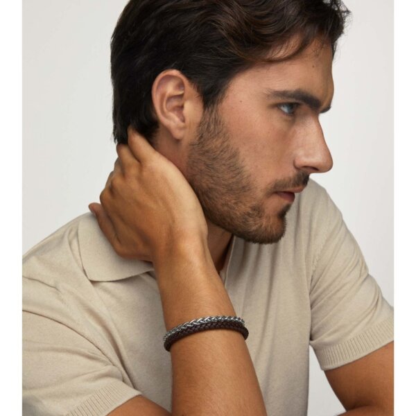 Pulseira One Homem Fusion Castanha M