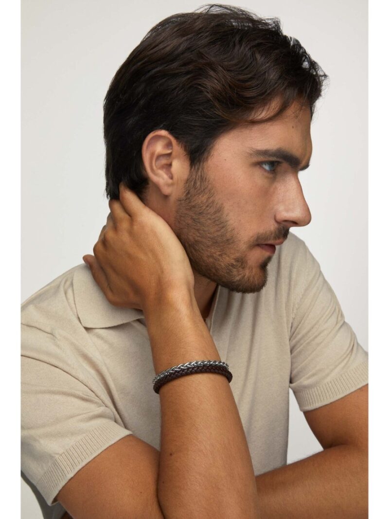 Pulseira One Homem Fusion Castanha M