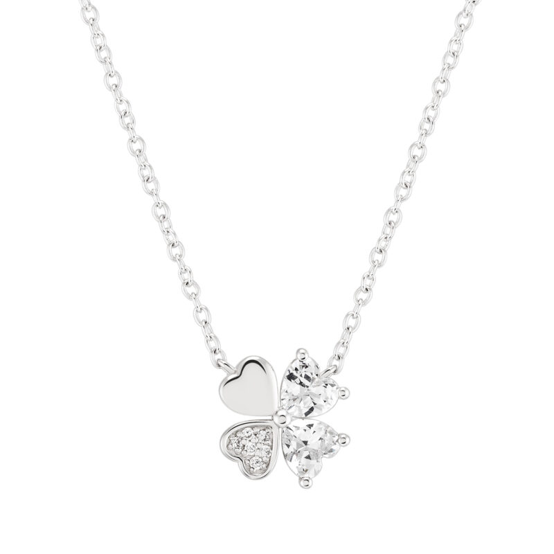 COLAR UNIKE CLASSY & CHIC CLOVER SILVER II - Image 2
