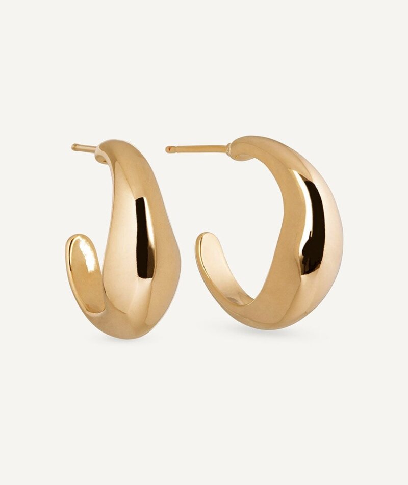 Brincos Vidal&Vidal Oval Hoop Lauren - Image 4