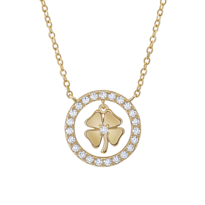 COLAR UNIKE MEANINGFUL CLOVER GOLD - Image 3