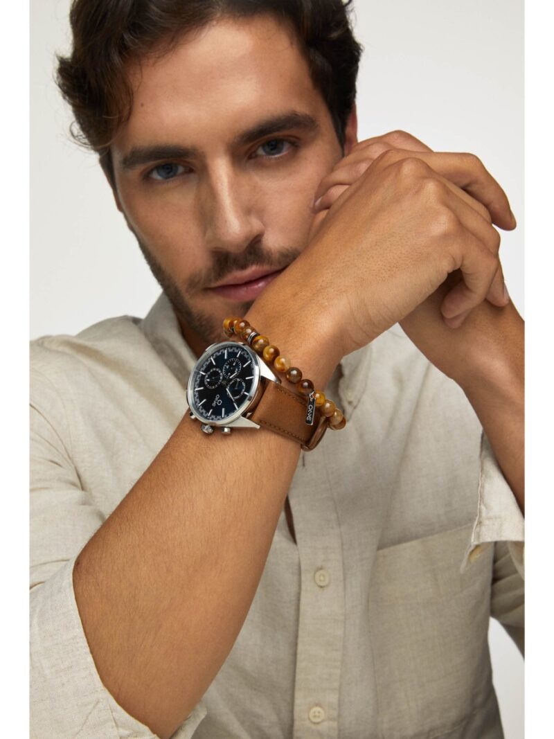 Pulseira One Homem Woods Olho de Tigre - Image 3