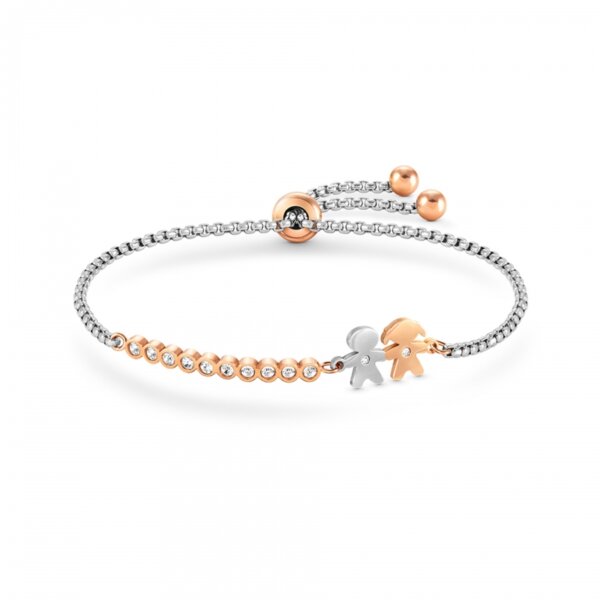 Pulseira Nomination Millelluci Menino e Menina Rose Gold
