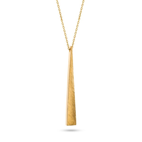Colar Bruno da Rocha Prata Dourada
