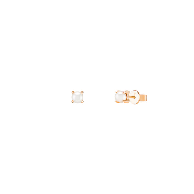 BRINCOS MIA ROSE  PEARL GOLD