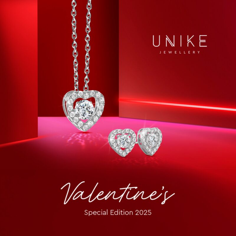 COLAR UNIKE SOLITAIRE HEART SILVER - Image 4
