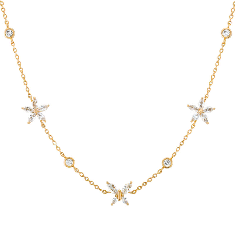 COLAR UNIKE MIX&MATCH NAVETE FLOWER&BUTTERFLY - Image 2