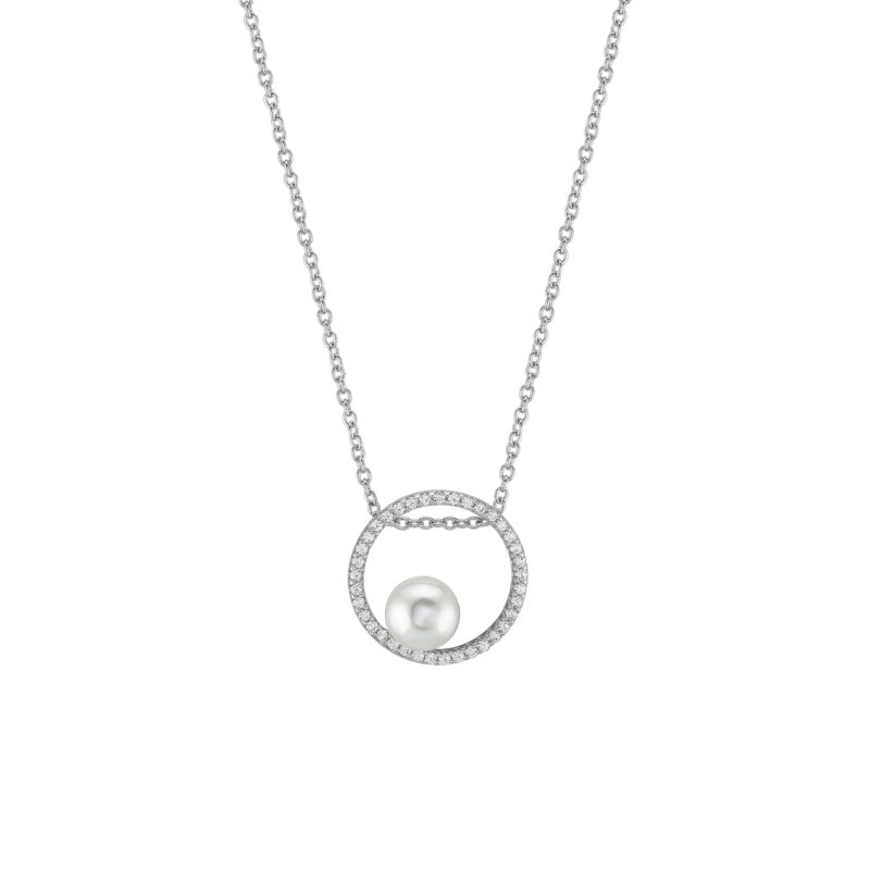 COLAR UNIKE GLOW PEARLS CIRCLE