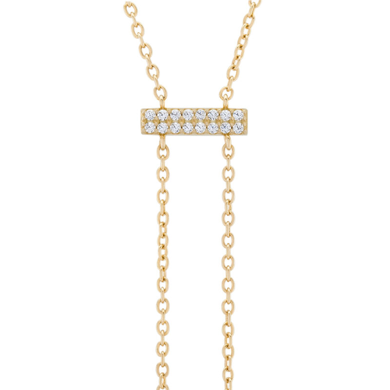 COLAR UNIKE TWO HEARTS GOLD - Image 2