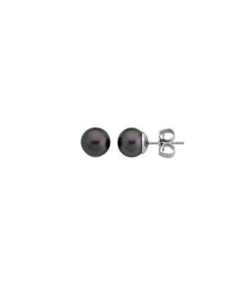 BRINCOS, MAJORICA, LYRA, 8 MM, PRATA 925, 0,96GR