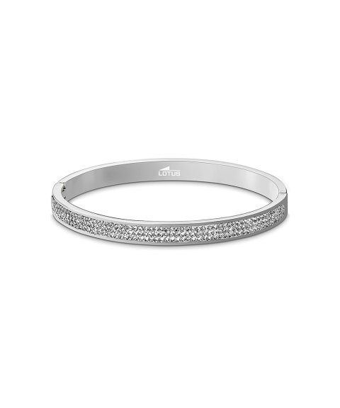 Pulseira Lotus Style Prateada c/ zircónias