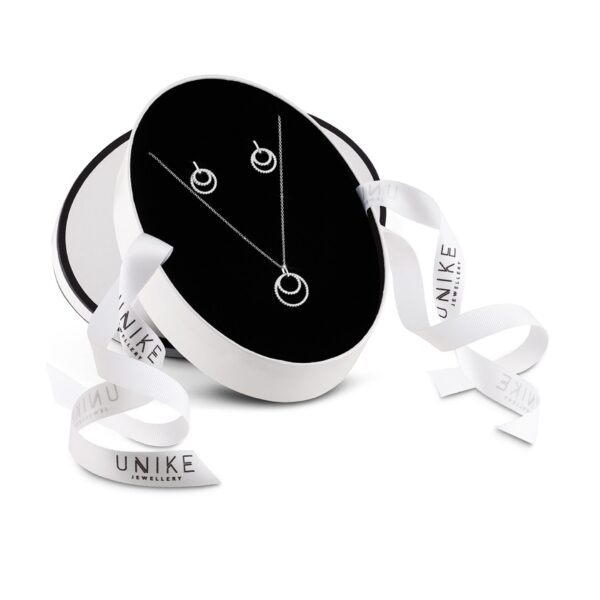 PACK PRATA FIO E BRINCOS UNIKE CLASSY & CHIC