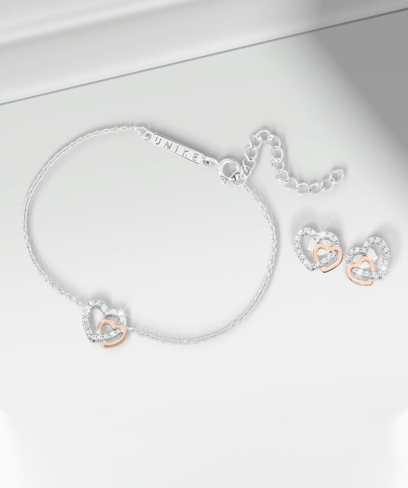 PULSEIRA UNIKE CLASSY & CHIC TWO HEARTS ROSE GOLD - Image 3