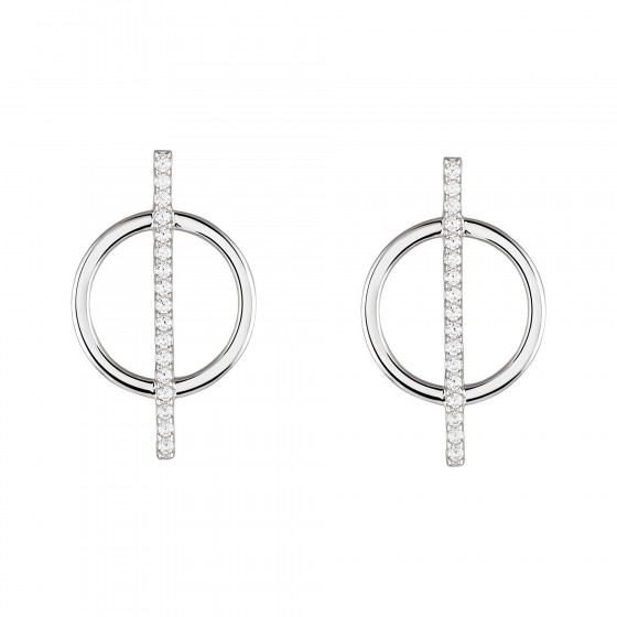 Brincos Unike Glow Circle & Bar