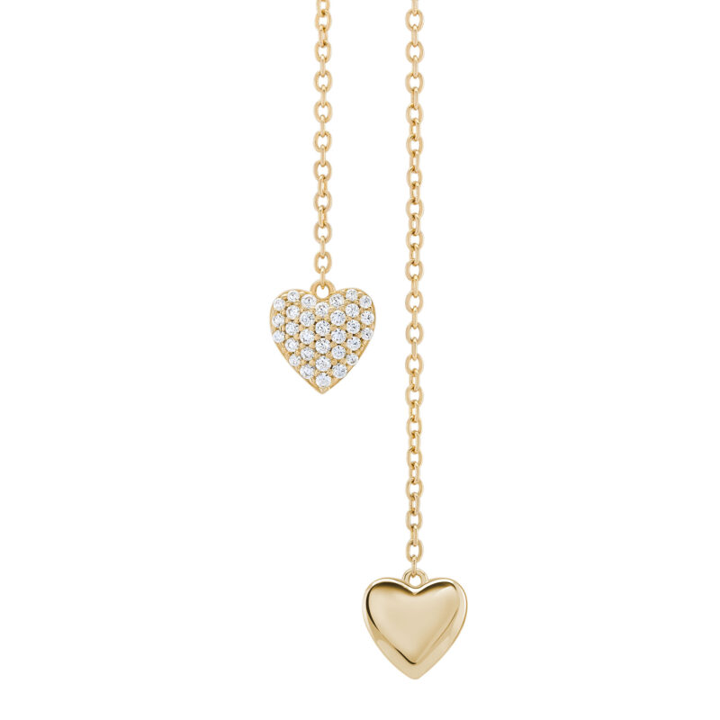 COLAR UNIKE TWO HEARTS GOLD - Image 5