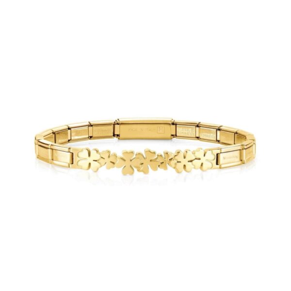 Pulseira Nomination Trendsetter Trevos Dourados