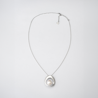 COLAR, MAJORICA, PETRA, 12MM, PRATA 925, 6,62GR