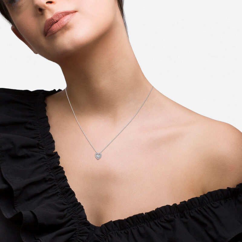 COLAR UNIKE SOLITAIRE HEART SILVER - Image 2