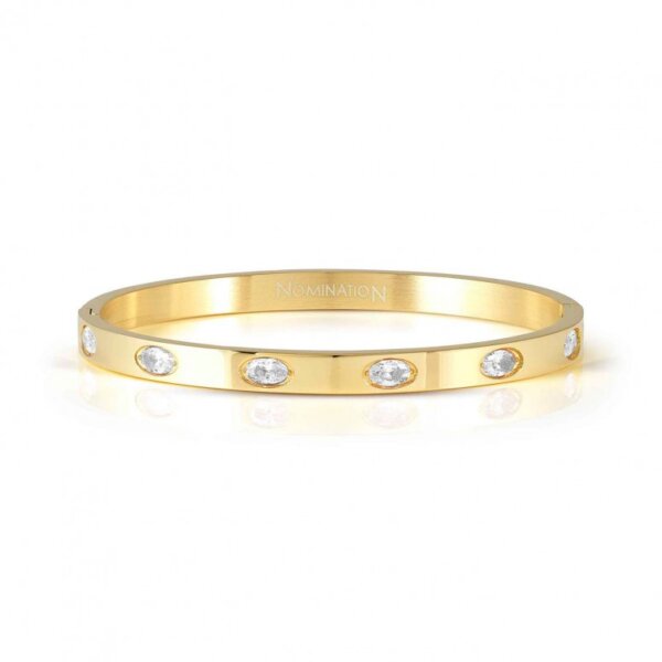 Pulseira Nomination Pretty Bangles Zircónias Dourada