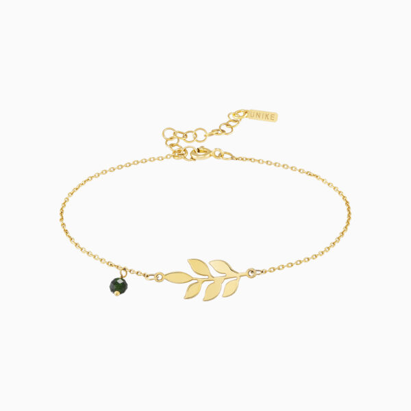 PULSEIRA PRATA DOURADA UNIKE FUN W21 LEAFES