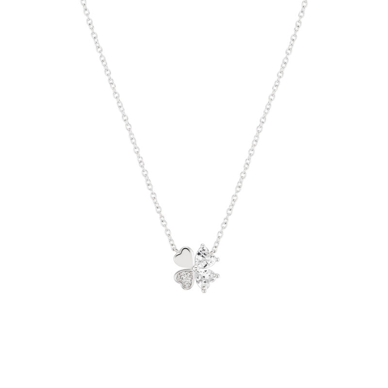 COLAR UNIKE CLASSY & CHIC CLOVER SILVER II - Image 3