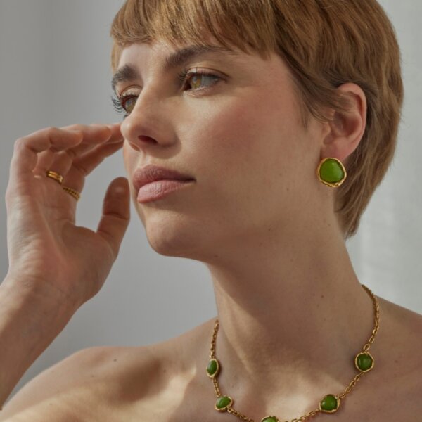 Colar One Senhora Element Green Gold