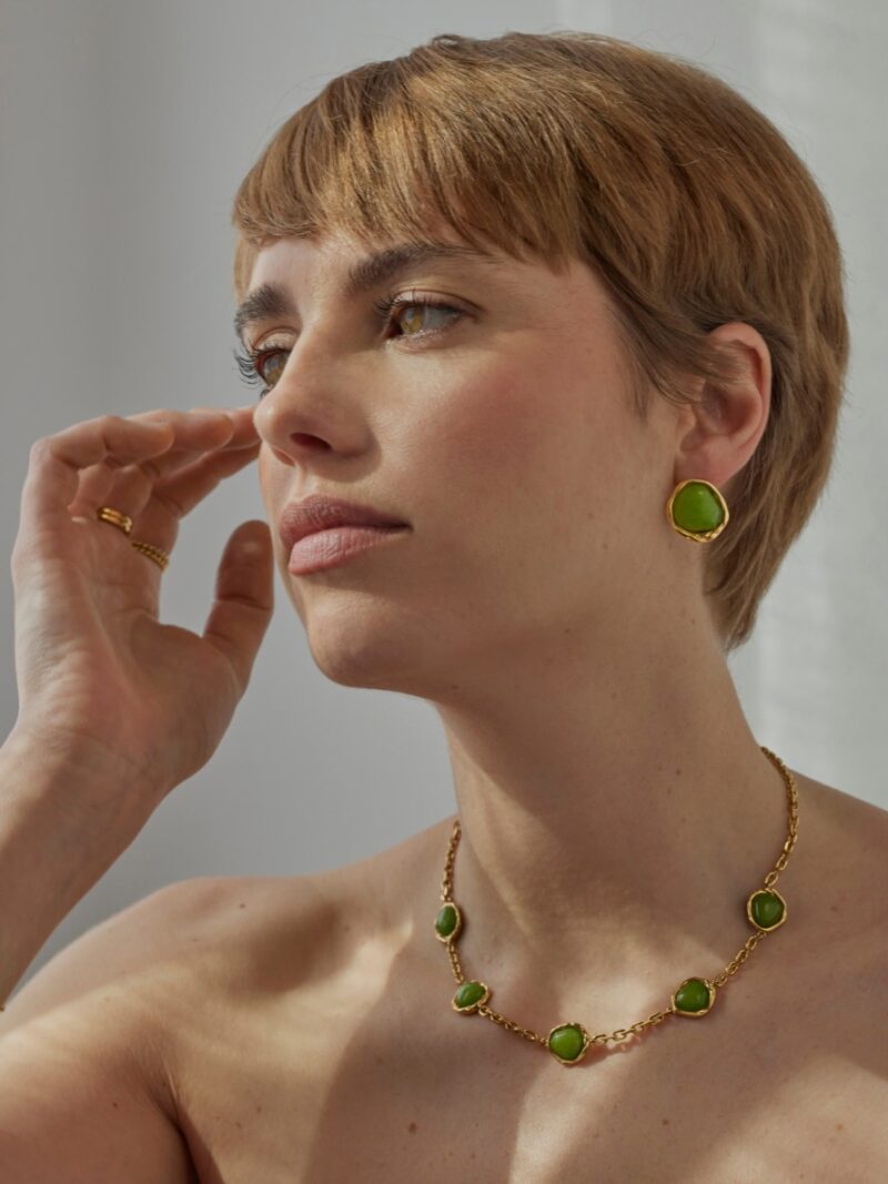 Colar One Senhora Element Green Gold