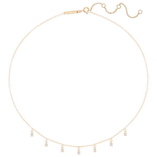 COLAR UNIKE MIA ROSE MULTIPLE SOLITAIRE GOLD