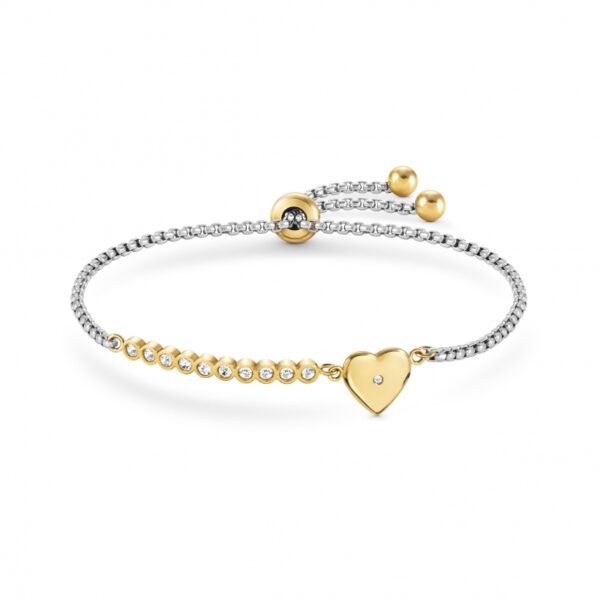 Pulseira Nomination Millelluci coração dourado