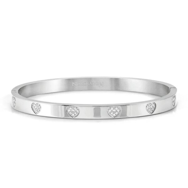 Pulseira Nomination Pretty Bangles Corações M