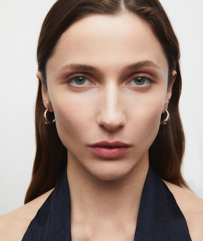 Brincos Vidal&Vidal Oval Hoop Lauren - Image 2