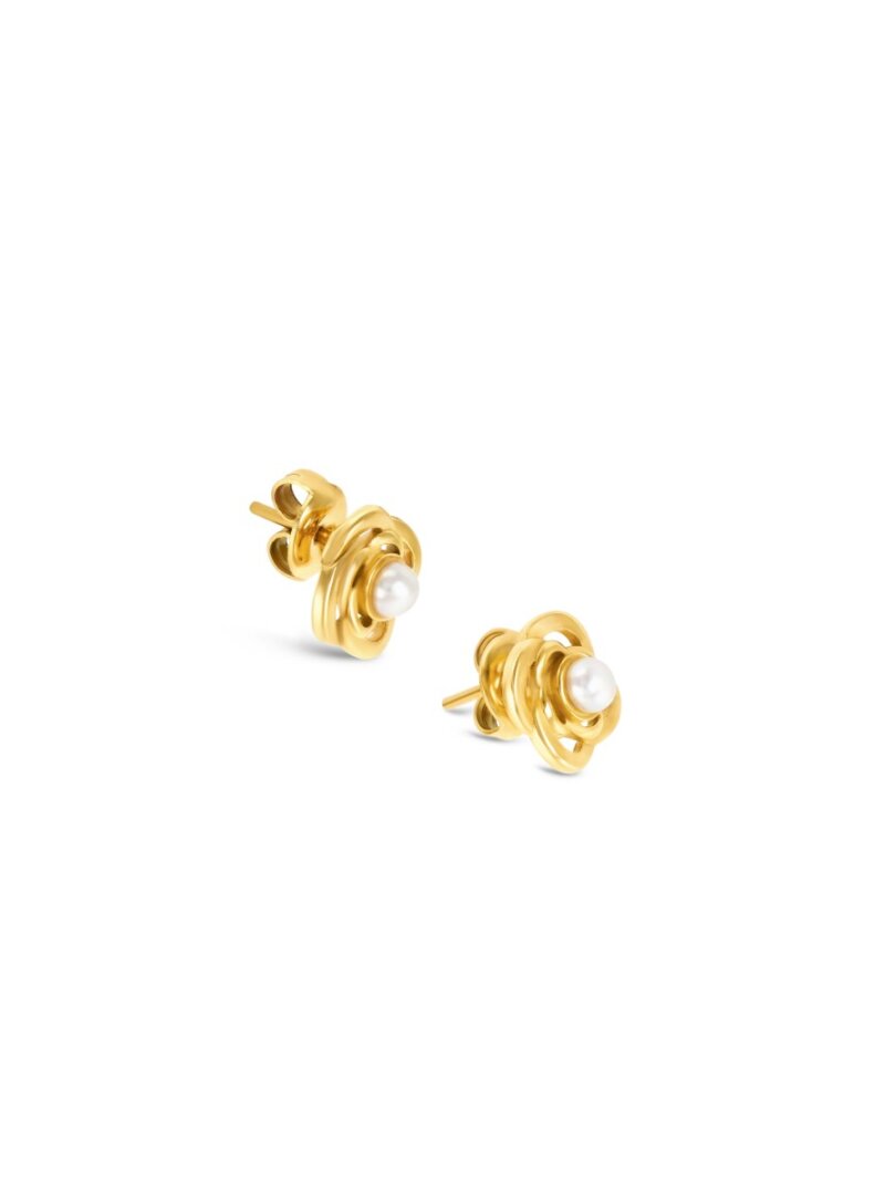 Brincos One Senhora Rose Pearl Gold - Image 3