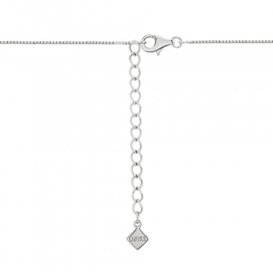 Colar Unike Classy Square Solitaire