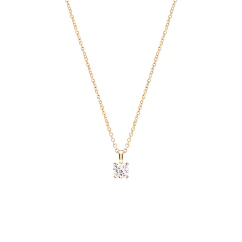 COLAR UNIKE MIA ROSE SOLITAIRE GOLD