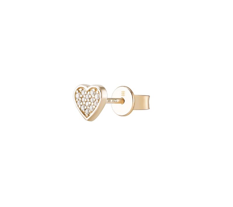 BRINCOS UNIKE HEART GOLD