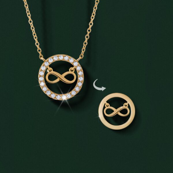 COLAR UNIKE MEANINGFUL INFINITE GOLD