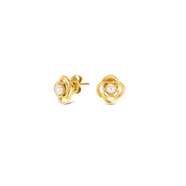 Brincos One Senhora Rose Pearl Gold