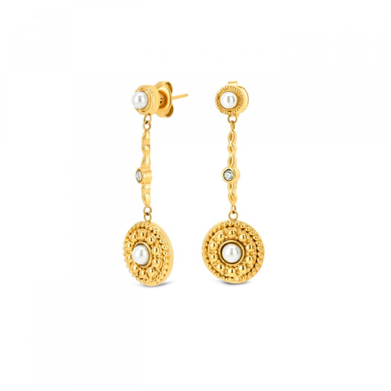 Brincos One Senhora Ophelia Long Gold