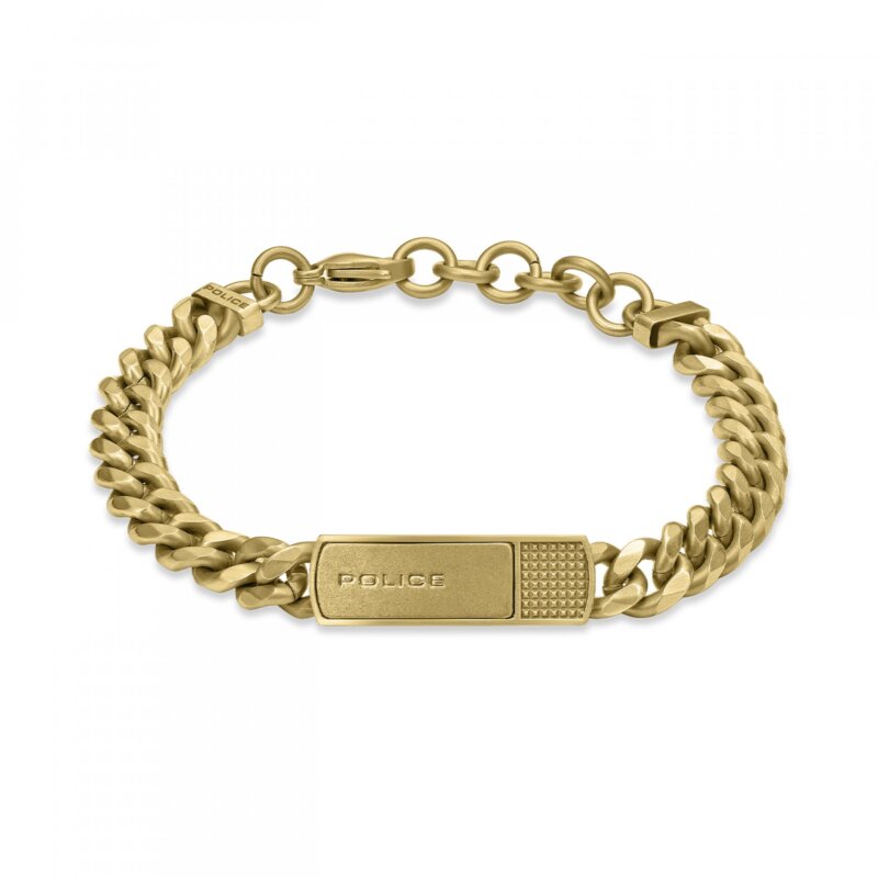 Pulseira Police Identity Dourada - Image 2