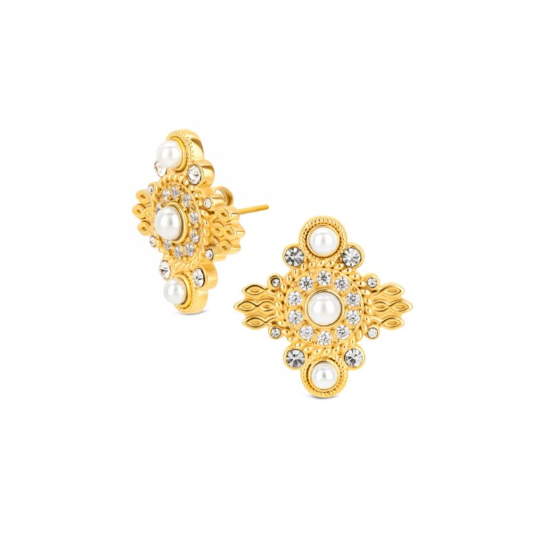 Brincos One Senhora Ophelia Blossom Gold - Image 3