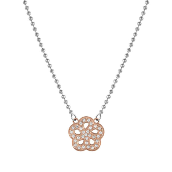 Colar Nomination D'amore Flor Rose Gold